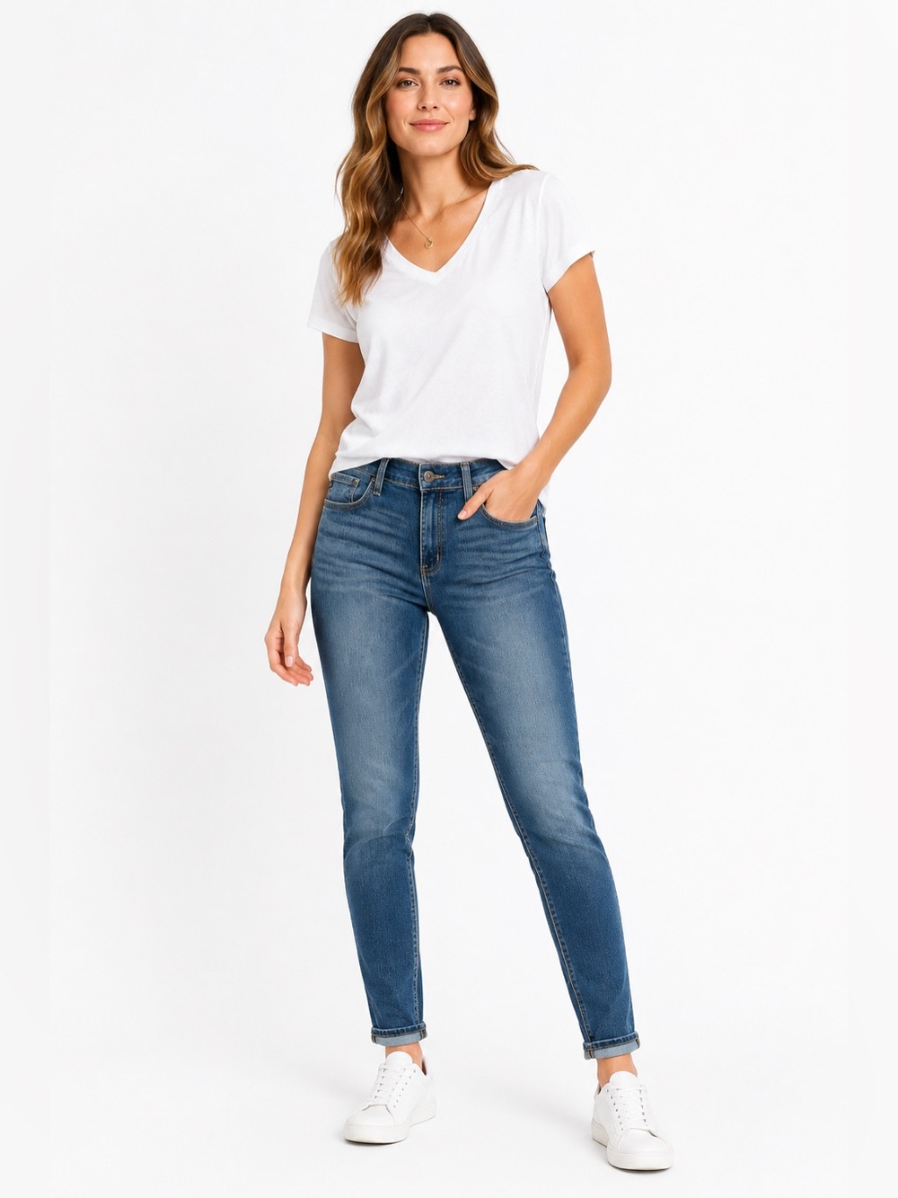 Kut from the Kloth Catherine Boyfriend Jeans Women’s 13/30 Medium Stretch Denim